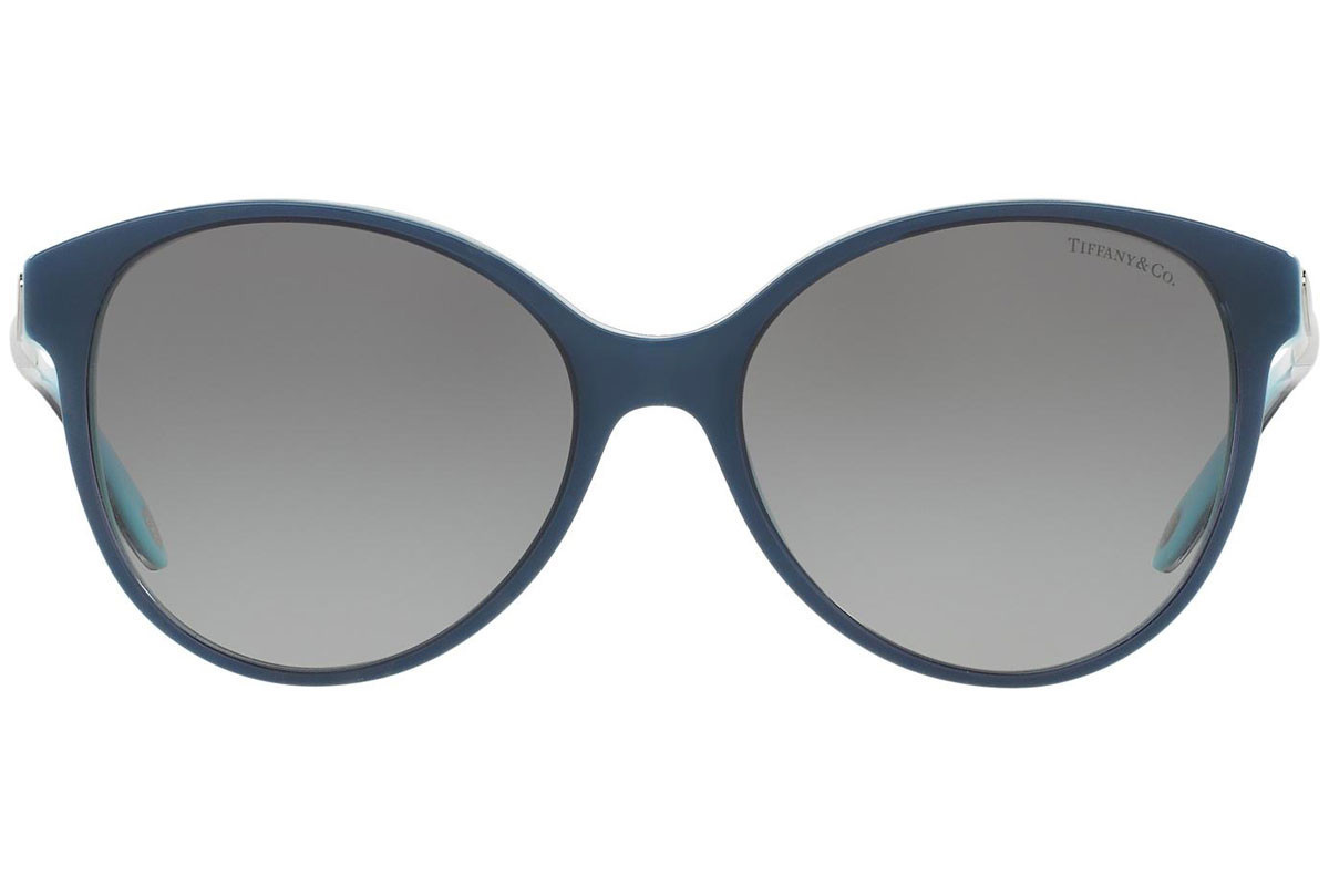 Tiffany & Co. Blue Oval Gradient Sunglasses