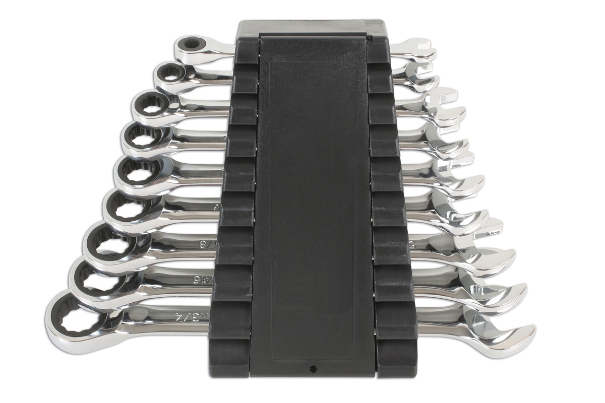 BRAND NEW RATCHET COMBINATION RATCHETING SPANNER SET SET AF IMPERIAL 1/