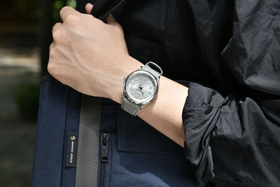 Pre-owned Seiko Selection Sbtm311 Solar Radio Men's Watch Gray Nylon Band Made In Japan