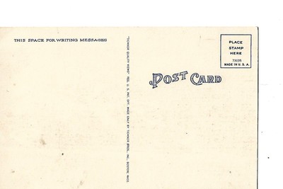 AIRPLAINE VIEW OF  ARUNDEL POINT, KENNEBUNKPORT, MAINE, 1940'S  POST CARD