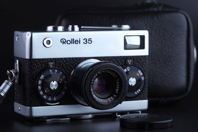 Rollei 35 Allemagne 35mm Film Caméra Compacte Tôt Allemand Modèle De Japon