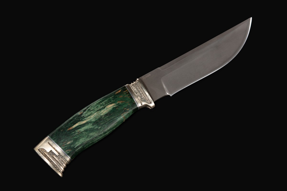 Custom Premium Bulat steel  Wootz  knife Survivor Author s 