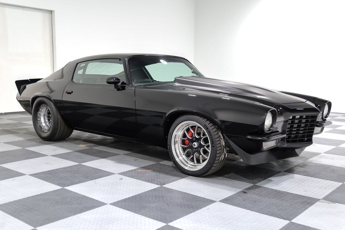 1974 Chevrolet Camaro Twin Turbo 1721 Miles Black Coupe 509ci Big Block V8 Turbo