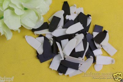 100pcs violin bow tips and lining,musical instrument part Plastic #485