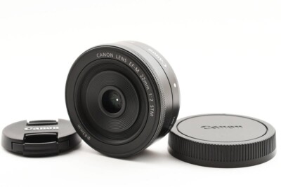 Canon EF-M 22mm F/2 STM Black for EOS M50 M5 M6 M100 M10 M200 M2 M3 Near mint