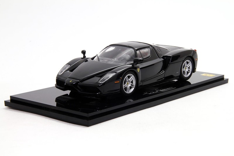 自動車 Ferrari Enzo Matte Black Kyosho Kyosho 1/64 Ferrari Enzo GT Concept Matte Black Mini Car in