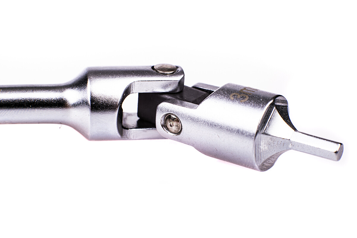 TH358 3mm Hex/ Allen T Bar Extension Wrench Extra Reach Universal Joint Sliding eBay