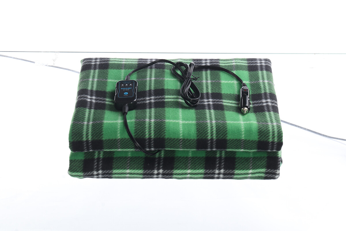 12V Heated Smart Multifunctional Travel Electric Blanket for Car,Truck,Boats,RV