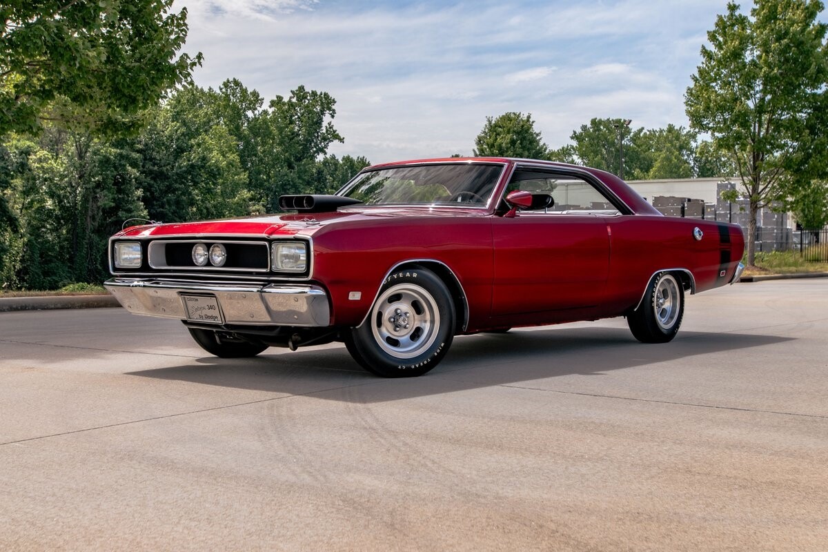 1969 Dodge Dart Maroon Hardtop 340 V8 4 Speed Manual Used Dodge Dart