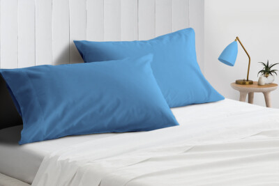 Luxury 600 TC All Sizes, All colors Silky Soft Pillowcase 2Pc Cotton Pillowcase