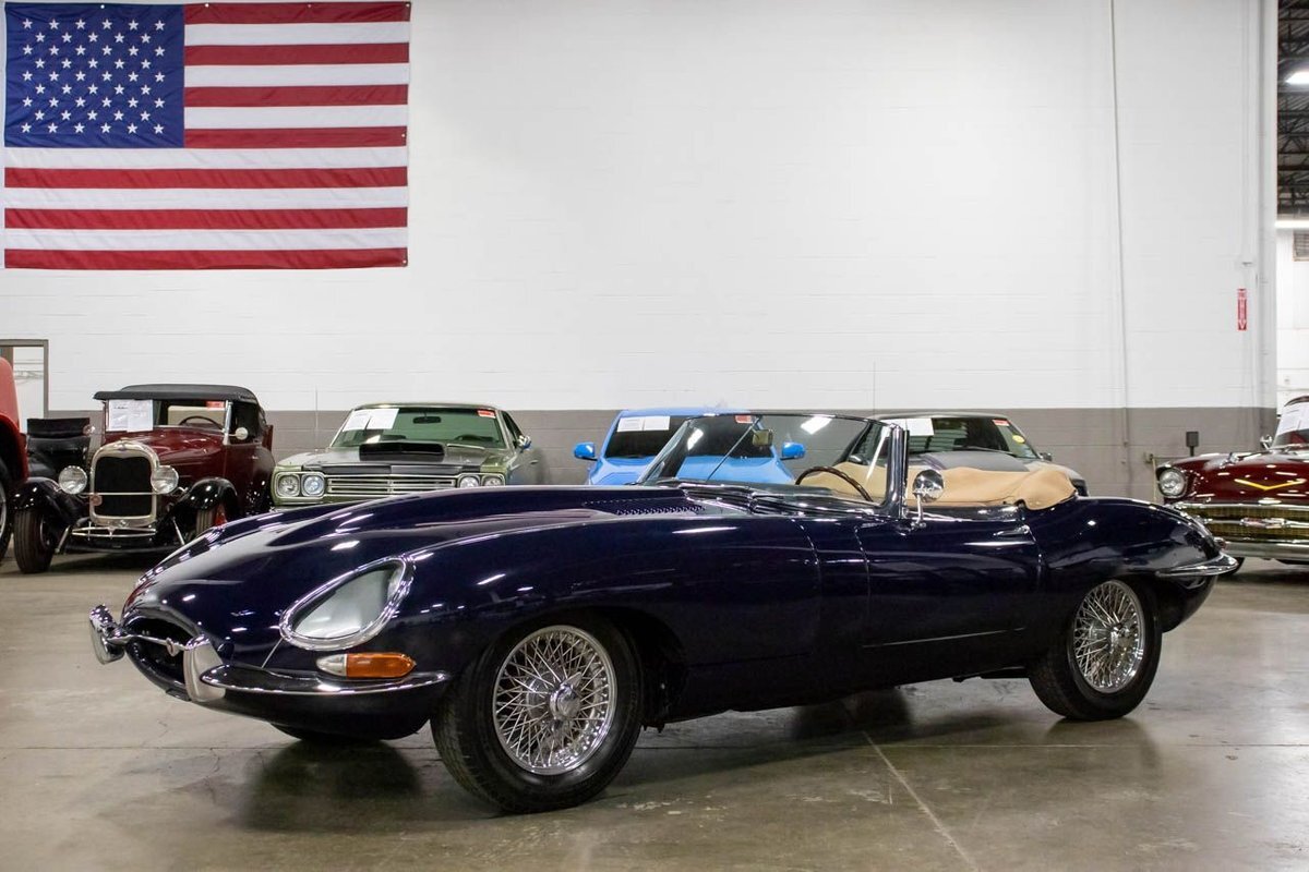 1964 Jaguar XKE Series I 94828 Miles Indigo Blue  3.6L 6-Cyl 4-Speed Automatic