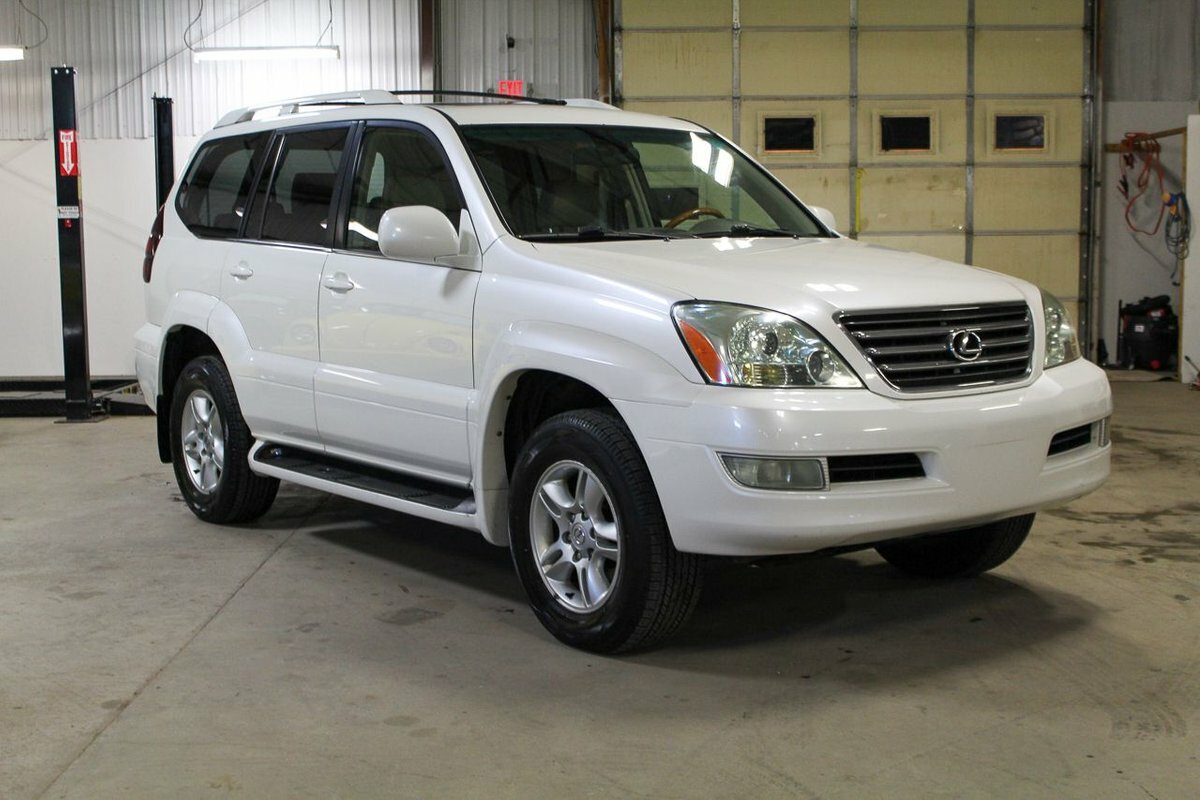 2003 Lexus Gx470 184187 Miles Pearl White Suv 4.7l V8 Automatic Used