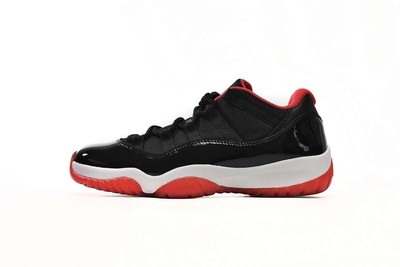Nike Air Jordan 11 Retro Low Bred Red, white, and black Men’s Running Shoes