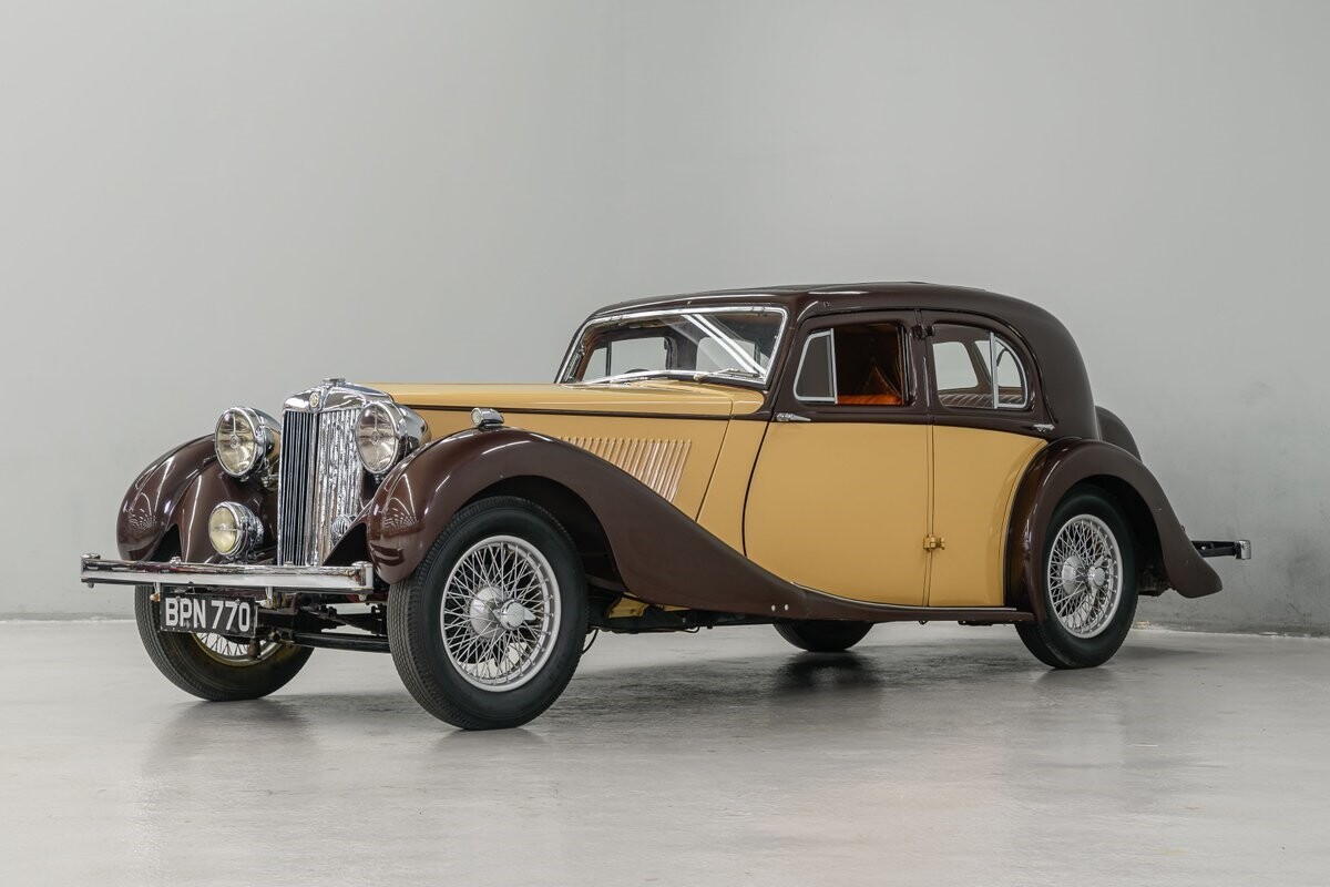 1938 MG SA  2647 Miles Cream Cracker Sedan 2.3L 4-Spd Manual