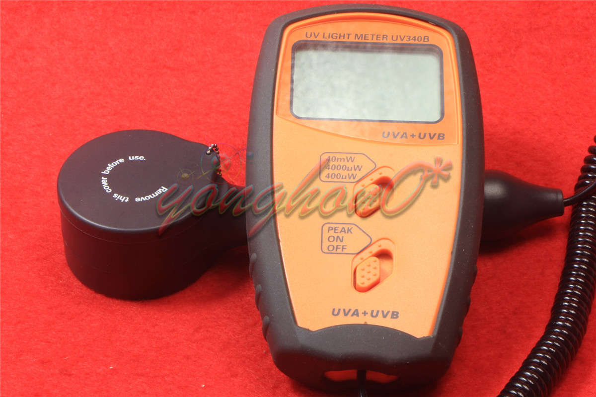 NEW UV340B UV Light Meter UV lux meter Luxmeter UVA & UVB 290~390nm
