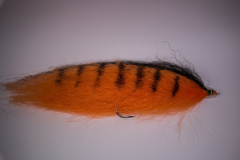 Fliegentom Xxl Streamer Pour Le Brochet Et Le PrÃ©Dateur - Orange Tiger