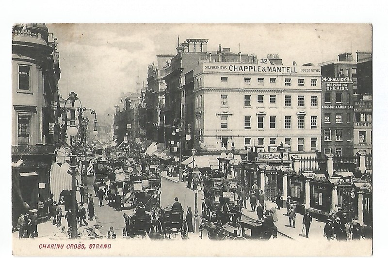 Postcard United Kingdom , London , Charing Cross , Strand