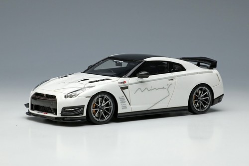 Make Up EM643 1/43 Mine's GT-R R35 2021 White Model Car From
