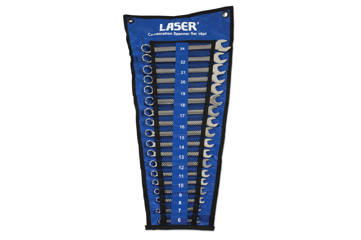 Combination Spanner Set 6mm 24mm In Tool Storage Holder Wrap eBay