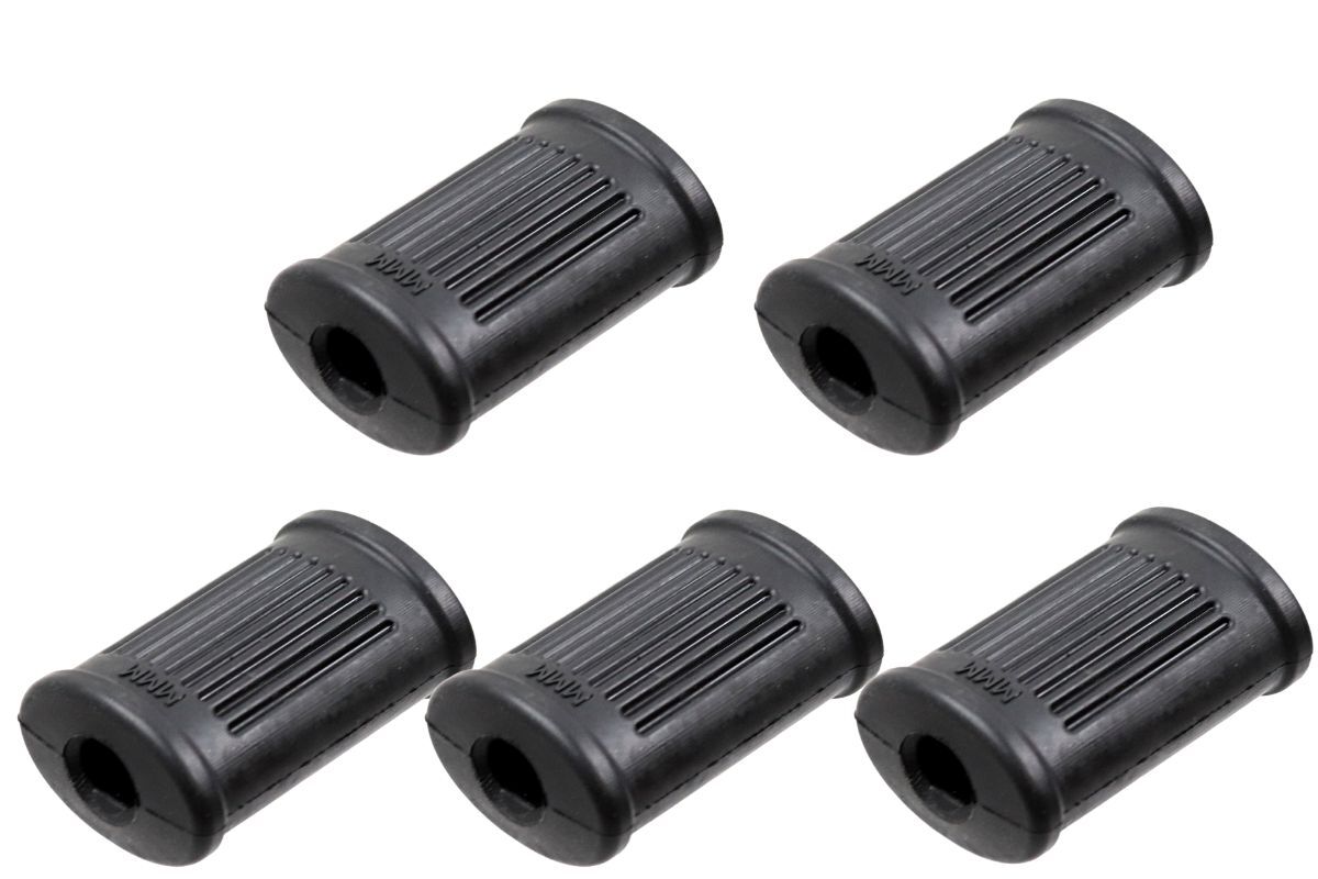 5 x Schalthebelgummi schwarz, alte Form für AWO, MZ, IWL, EMW, IFA, DKW