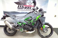 KAWASAKI KLE500 SE RALLY WITH AN AKRAPOVIC EXHAUST FITTED