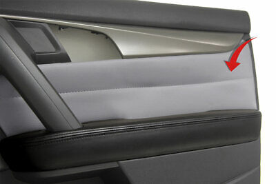 Acura TL 2pc Front Door Panel Insert Card Set Vinyl Gray for 09-14 