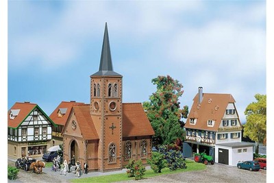 Faller 130239 HO 1/87 Église de petite ville Small town church