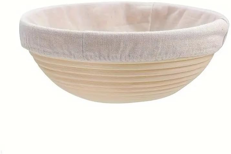Bread Starter Kit, round Sourdough Bread Making Tools Kit Proofing Basket with C