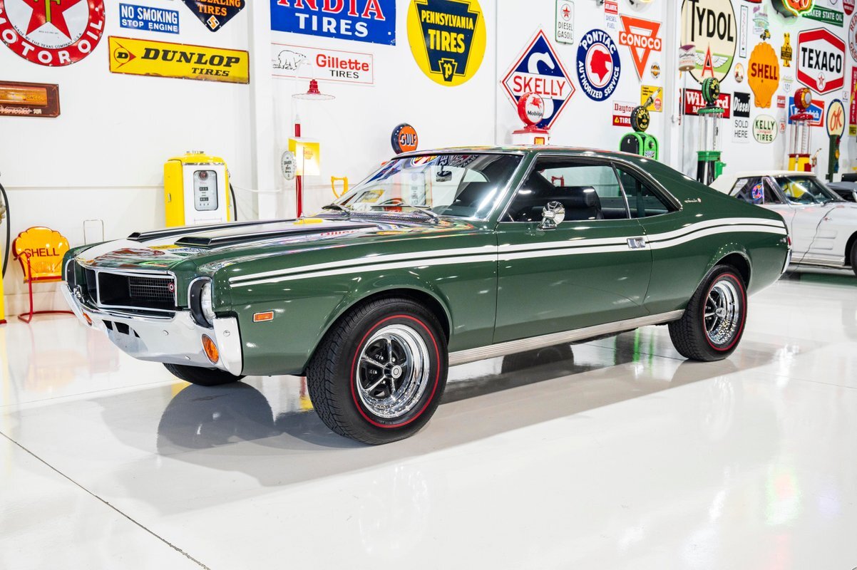 Owner 1969 AMC Javelin SST Green 343 CI V8 4 Speed Manual 11,446 Miles