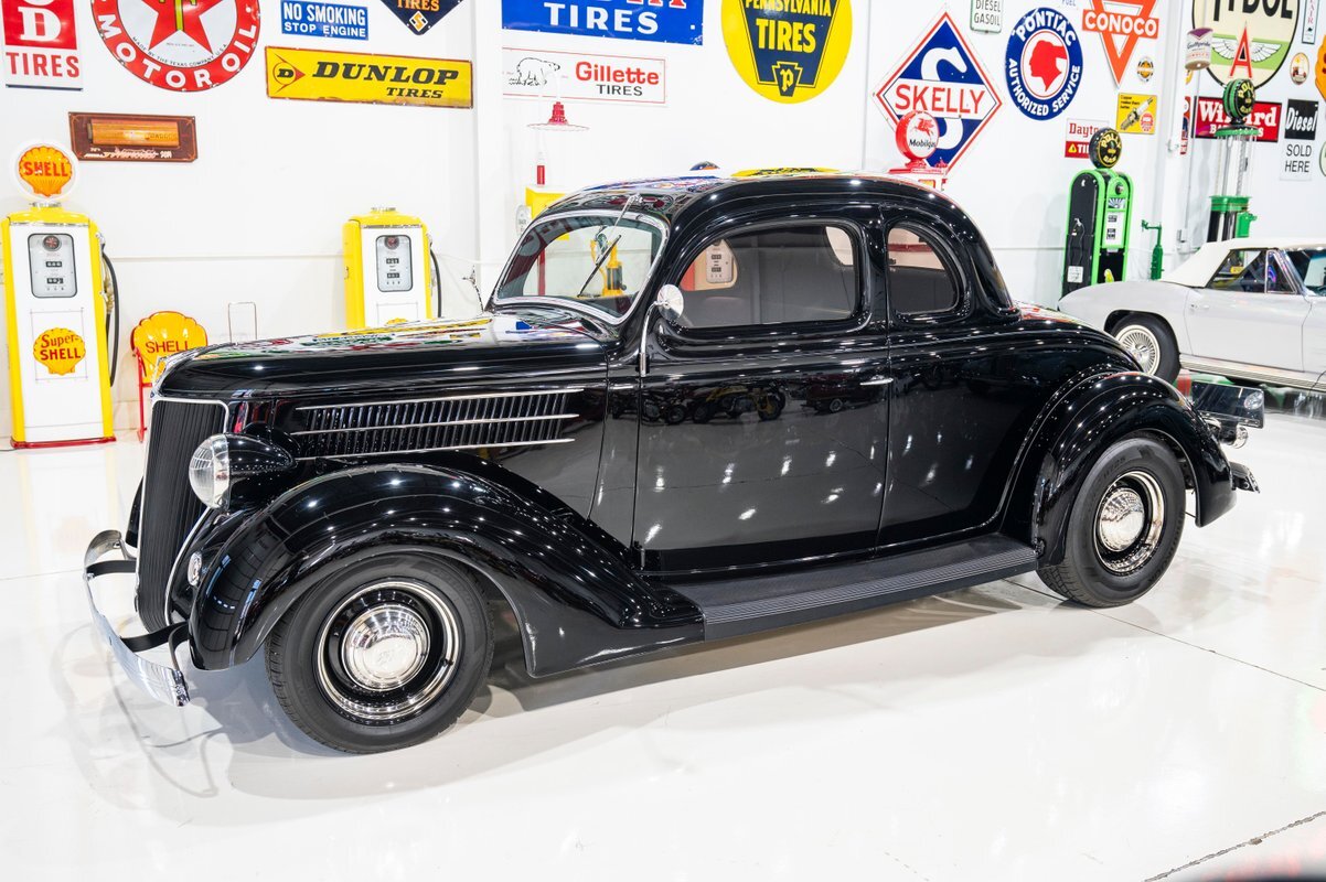 Owner 1936 Ford 5-Window Coupe Black   Beautiful Restoration!!!