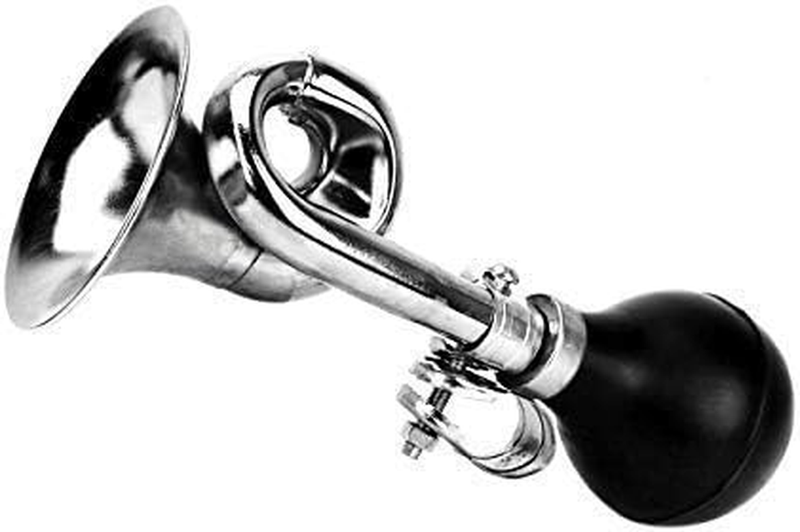 Bike Horn for Adults Classic Bugle Horn Metal Squeeze Clown Horn for Golf Cart,