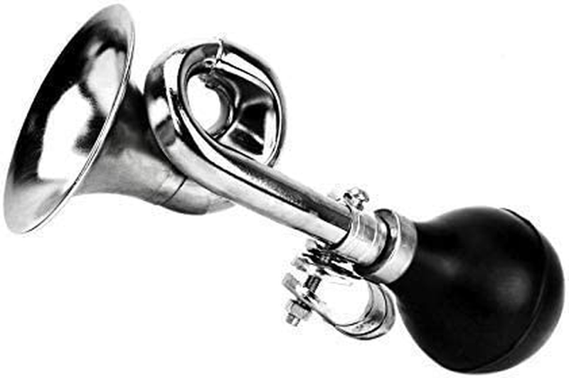 Timoo Bike Horn for Adults Classic Bugle Horn Metal Squeeze Clown Horn for Golf