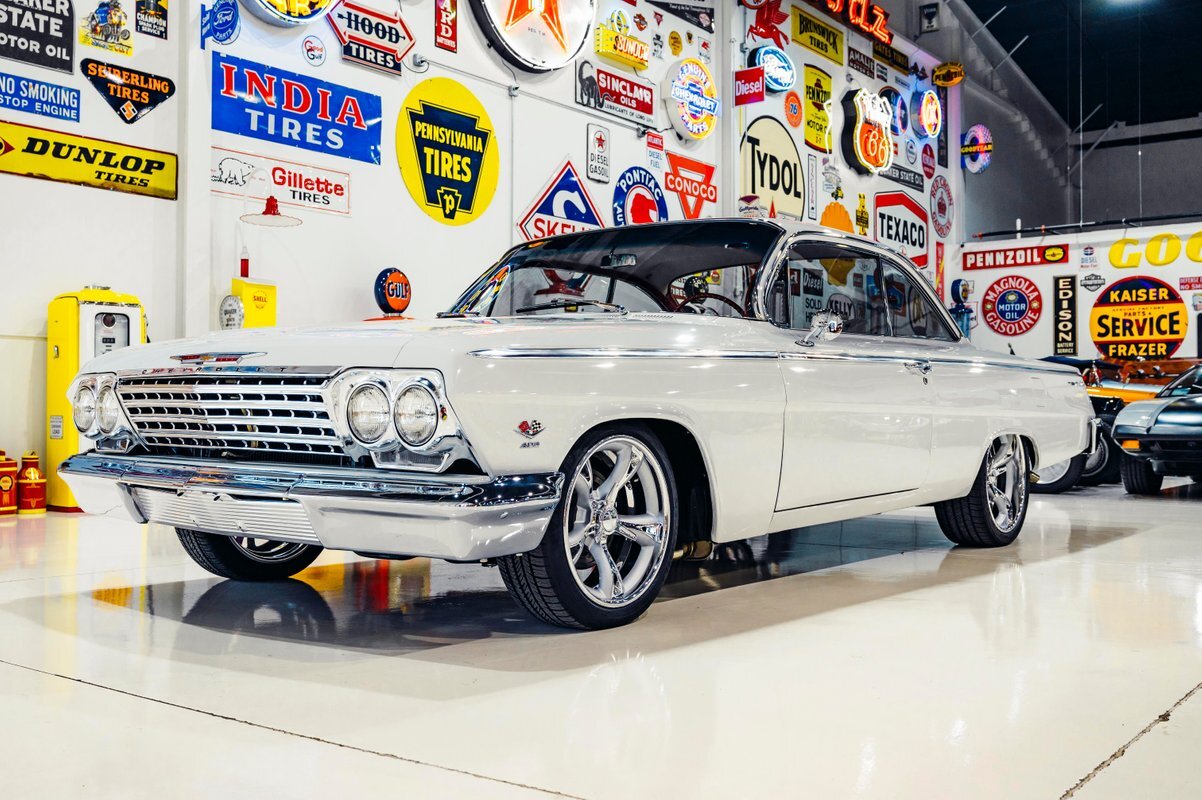 Owner 1962 Chevrolet Bel Air Bubbletop White 409 V8 Manual 18,009 Miles