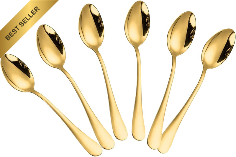 Demitasse Espresso Spoons, Mini Coffee Spoon, 5.5 Inches Stainless Steel Small S