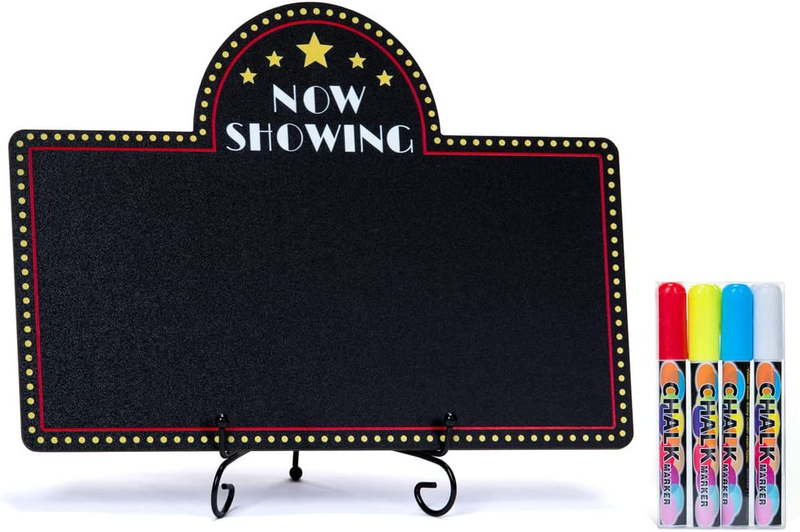 Movie Night Decorations Chalkboard Kit for Movie Theme Parti