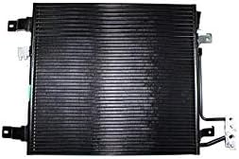 A/C Condenser Built in Transmission Oil Cooler for 2007-2011 Jeep Wrangler 3.8L