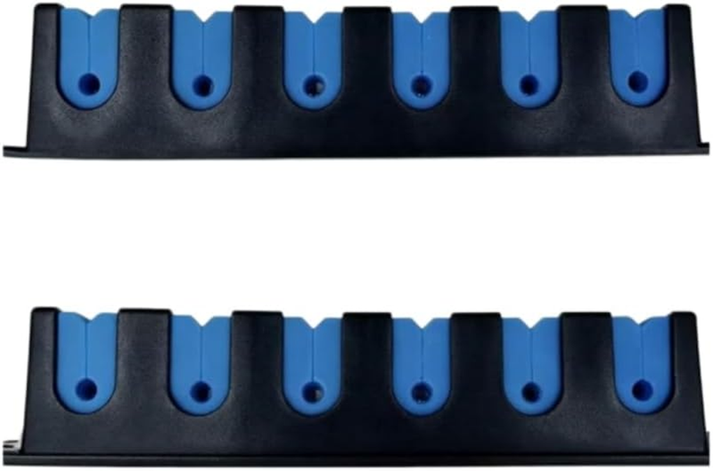 1 Pair Horizontal Fishing Rod Holder Wall Mount, 6 Rod Fishing Pole Holder, Fish