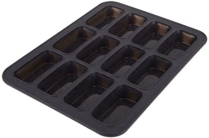 Silicone 12 Cup Mini Loaf Pan - Charcoal