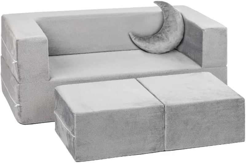 Kids Couch - Modular Kids Sofa for Toddler and Baby Playroom