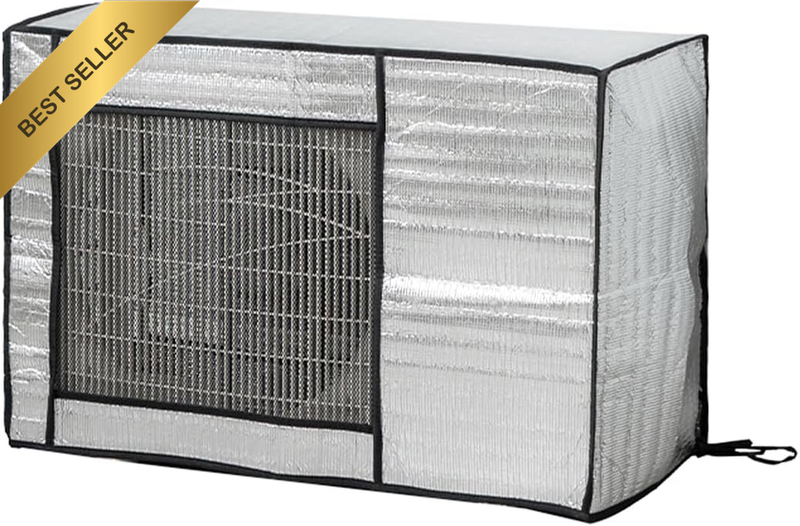 Air Conditioner Waterproof Cover AC Unit Cover 2P 86X35X60Cm Foil Protective Cas