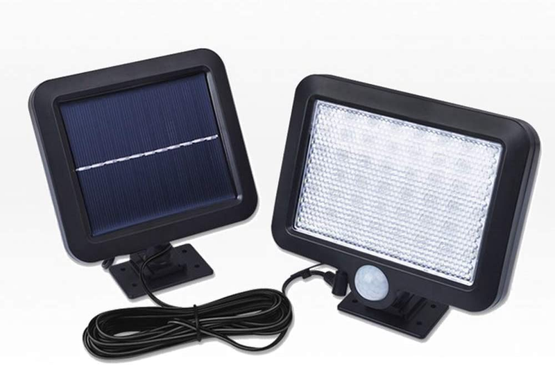 Solar Motion Sensor Lights Outdoor Indoor with Separate Solar Panel Detachable D