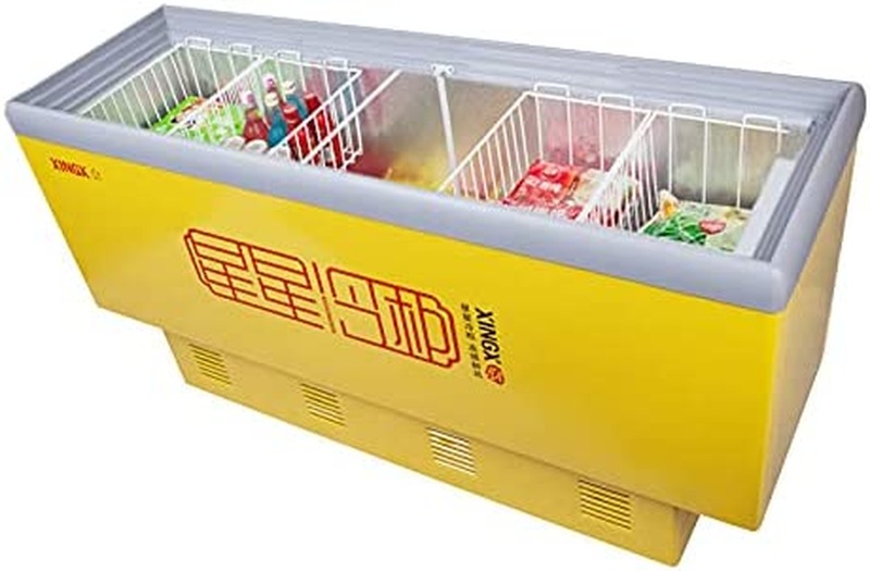 2 Pack Chest Freezer Organizer Bins Deep Freezer Refrigerator Basket - 16.5 Inch