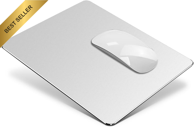 Hard Metal Aluminum Double Side Mouse Pad 9.45x7.87