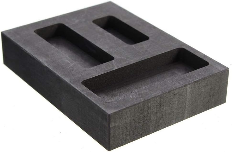 LTKJ Graphite Ingot Molds for Casting, 1/4 1/2 1 OZ Refining Scrap Bar Combo Mou