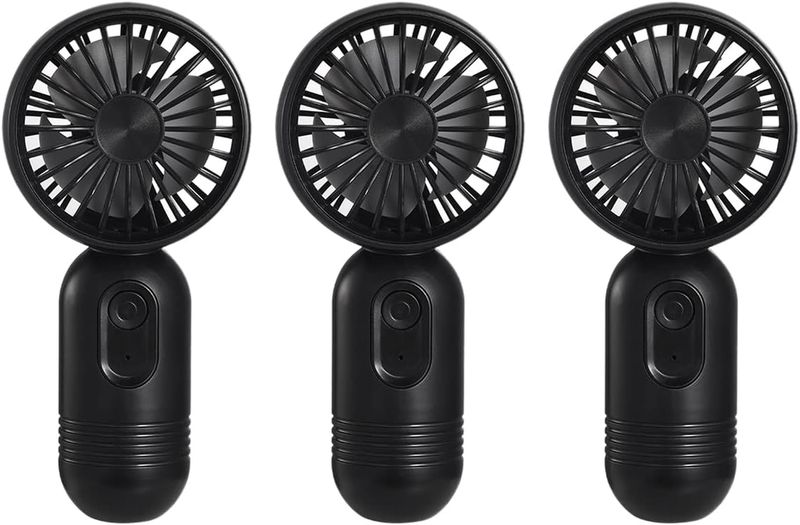 [Portable Mini Fan 3-Pack] Handheld Personal Small Fans with 3...