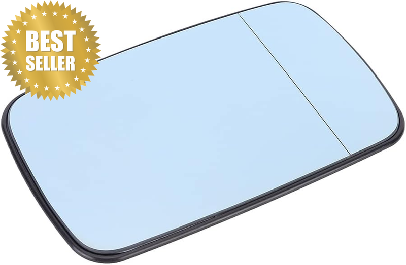 Right Hand Blue Heated Wing Mirror Glass for 3 Series E46 1998-2005 - Direct Fit