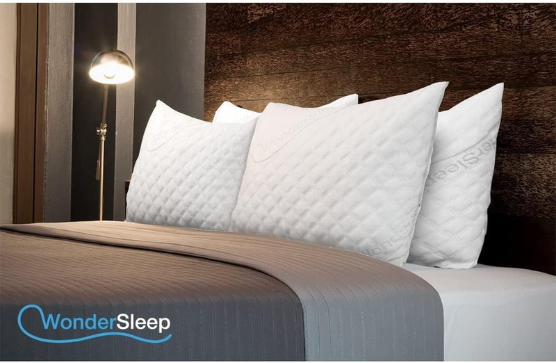 Premium Adjustable Loft [King Size 2-Pack] - Shredded Memory Foam Pillow for Hom