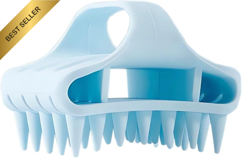 Gentle Scalp Massager,Silicone Scalp Scrubber for Any Hair Type,Soft Scalp Brush