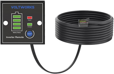 Remote Control for Power Inverter On/Off Switch with 30 Ft and Push Button
