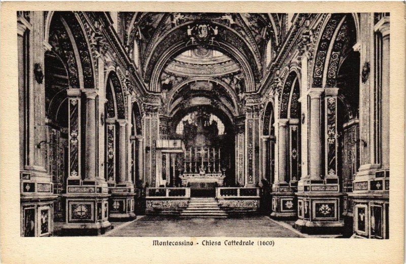 Cpa Montecassino Chiesa Cattedrale Italy (545659)